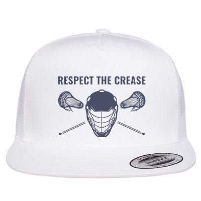 Lacrosse Goalie Respect The Crease Lax Flatbill Hat