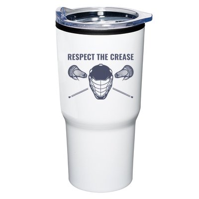 Lacrosse Goalie Respect The Crease Lax Tumbler