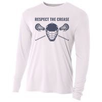 Lacrosse Goalie Respect The Crease Lax Cooling Performance Long Sleeve Crew