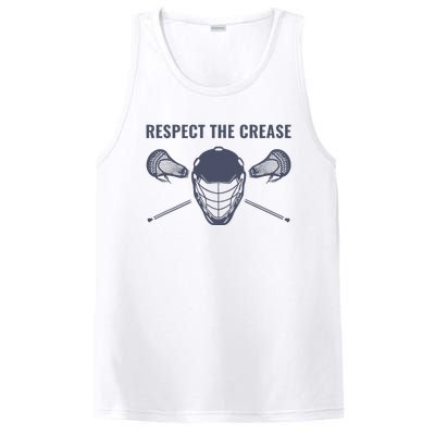 Lacrosse Goalie Respect The Crease Lax PosiCharge Competitor Tank