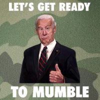 Lets Get Ready To Mumble Joe Biden Funny Legacy Tie Dye Trucker Hat