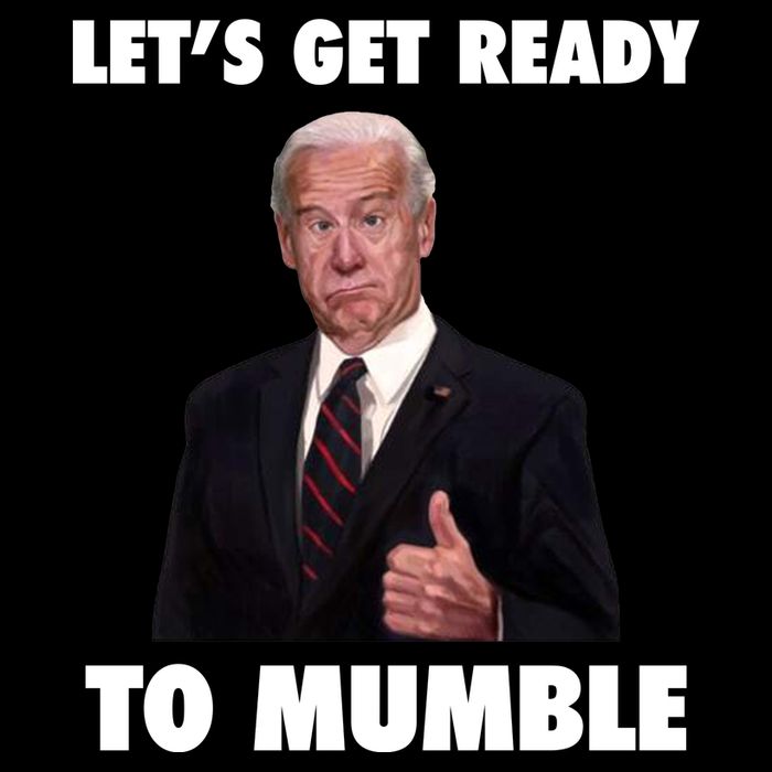 Lets Get Ready To Mumble Joe Biden Funny Drawstring Bag