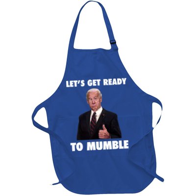 Lets Get Ready To Mumble Joe Biden Funny Apron