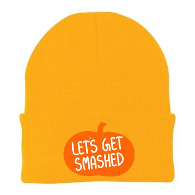 LetS Get Smashed Funny Pumpkins Cute Gift Knit Cap Winter Beanie