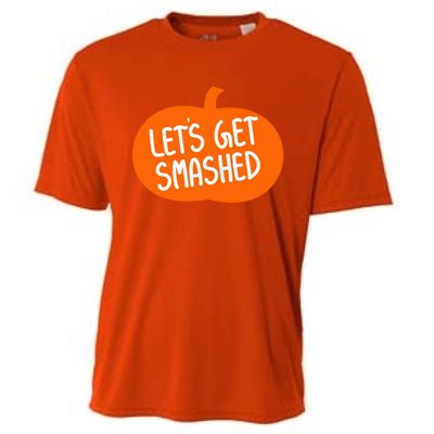 LetS Get Smashed Funny Pumpkins Cute Gift Cooling Performance Crew T-Shirt