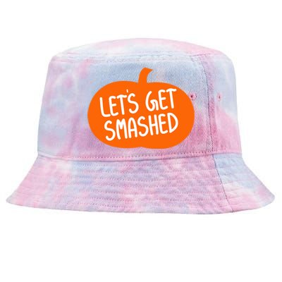 LetS Get Smashed Funny Pumpkins Cute Gift Tie-Dyed Bucket Hat