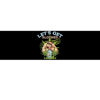 LetS Get Slothed Funny Weed Smoking Cannabis Marijuana 420 Bumper Sticker