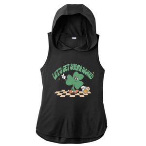 Let's Get Shamrocked Ladies PosiCharge Tri-Blend Wicking Draft Hoodie Tank