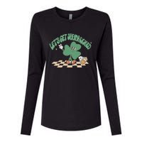 Let's Get Shamrocked Womens Cotton Relaxed Long Sleeve T-Shirt