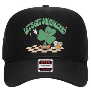 Let's Get Shamrocked High Crown Mesh Back Trucker Hat