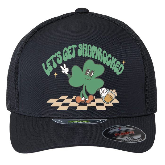 Let's Get Shamrocked Flexfit Unipanel Trucker Cap