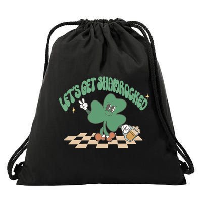 Let's Get Shamrocked Drawstring Bag