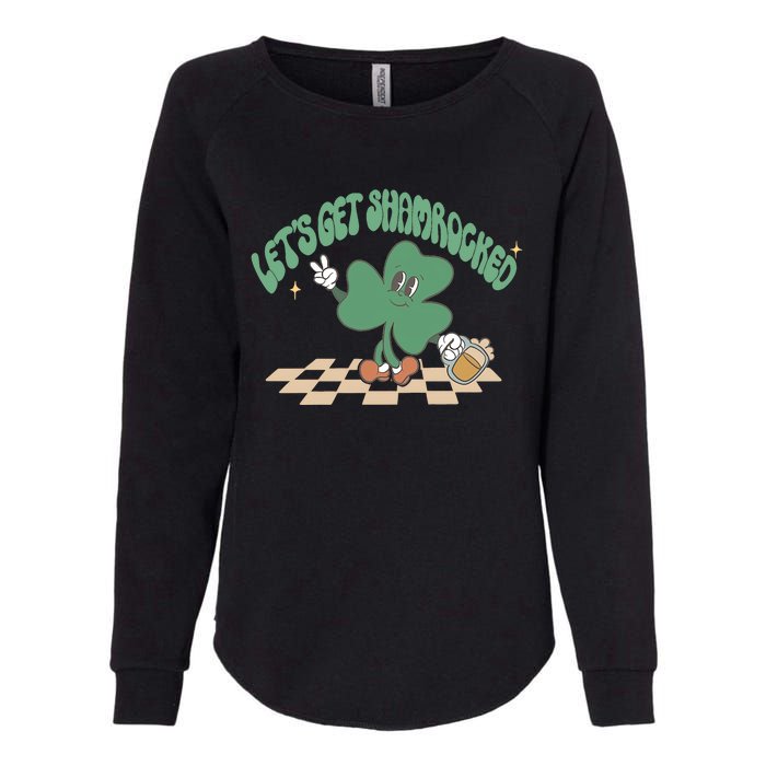 Let's Get Shamrocked Womens California Wash Sweatshirt