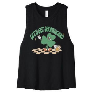 Let's Get Shamrocked Women's Racerback Cropped Tank