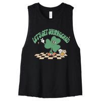 Let's Get Shamrocked Women's Racerback Cropped Tank