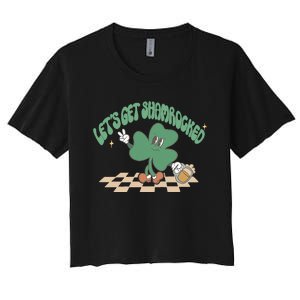 Let's Get Shamrocked Women's Crop Top Tee