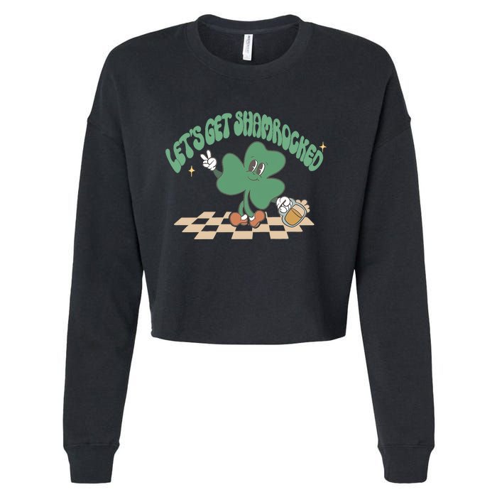 Let's Get Shamrocked Cropped Pullover Crew