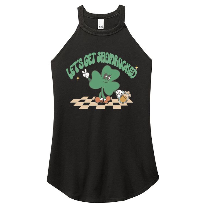 Let's Get Shamrocked Women's Perfect Tri Rocker Tank