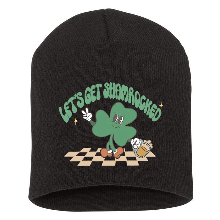 Let's Get Shamrocked Short Acrylic Beanie