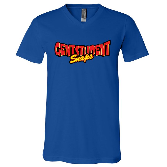 Limited Gentstudent Snaps V-Neck T-Shirt