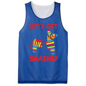 LetS Get Smashed Broken Pinata Funny Cinco De Mayo Humor Gift Mesh Reversible Basketball Jersey Tank