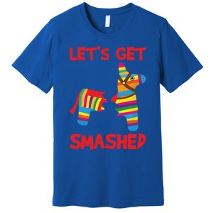 LetS Get Smashed Broken Pinata Funny Cinco De Mayo Humor Gift Premium T-Shirt