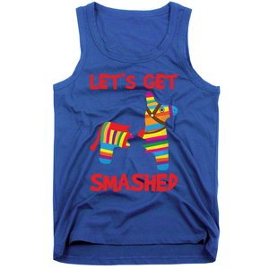 LetS Get Smashed Broken Pinata Funny Cinco De Mayo Humor Gift Tank Top