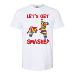 LetS Get Smashed Broken Pinata Funny Cinco De Mayo Humor Gift Softstyle CVC T-Shirt