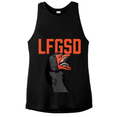 Let's Go San Diego Rally Goose LFGSD Ladies PosiCharge Tri-Blend Wicking Tank