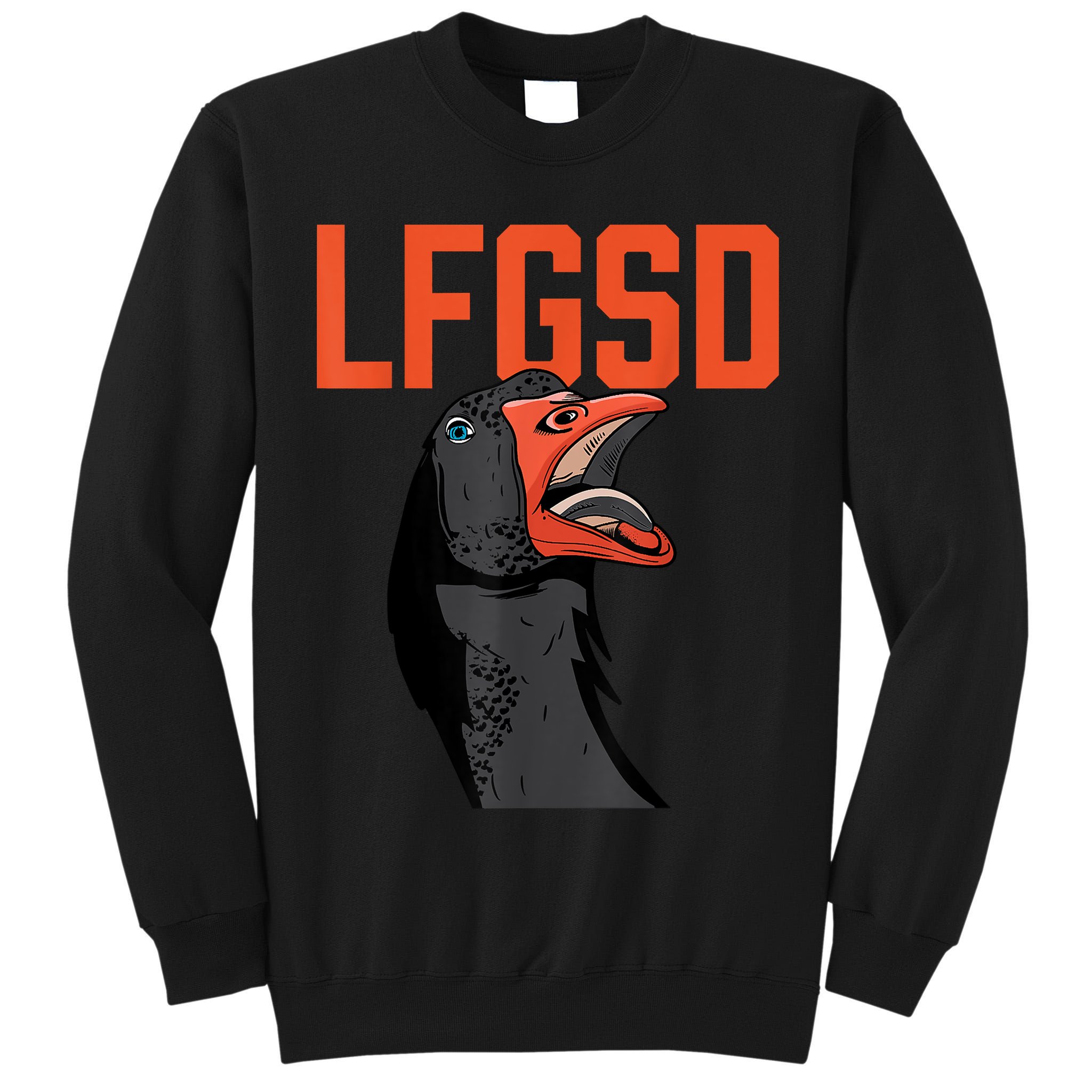Let's Go San Diego Rally Goose LFGSD Tall Sweatshirt