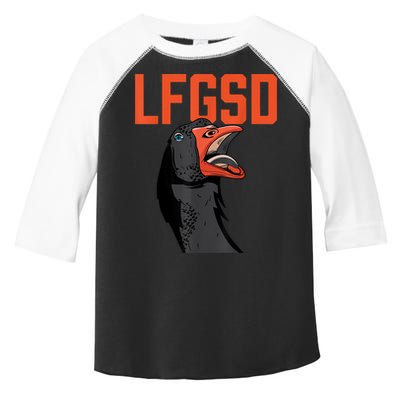 Let's Go San Diego Rally Goose LFGSD Toddler Fine Jersey T-Shirt