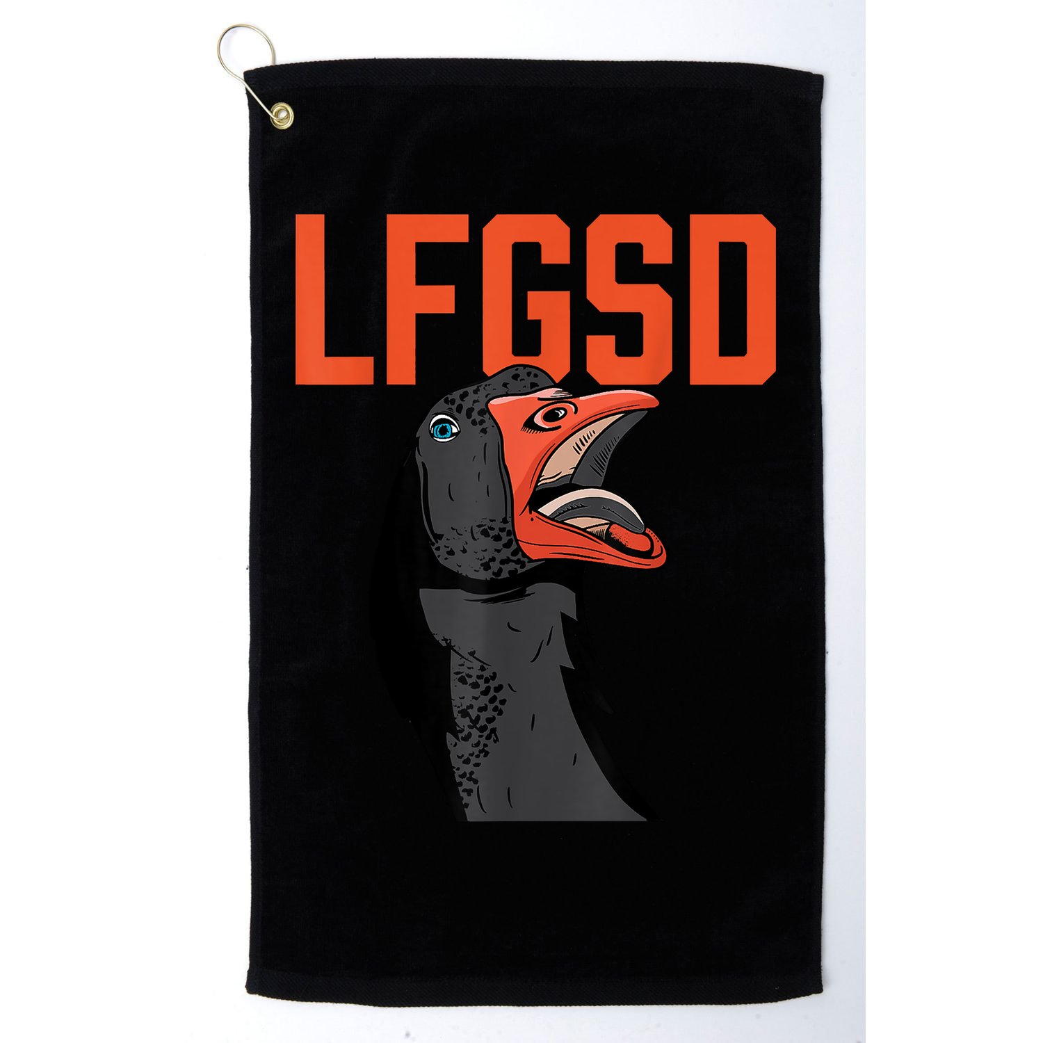 Let's Go San Diego Rally Goose LFGSD Golf Towel