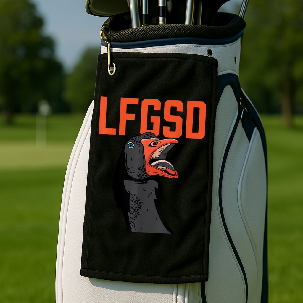 Let's Go San Diego Rally Goose LFGSD Golf Towel
