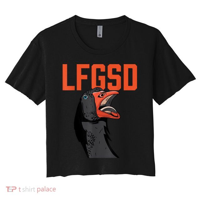 Let's Go San Diego Rally Goose LFGSD Crop Top