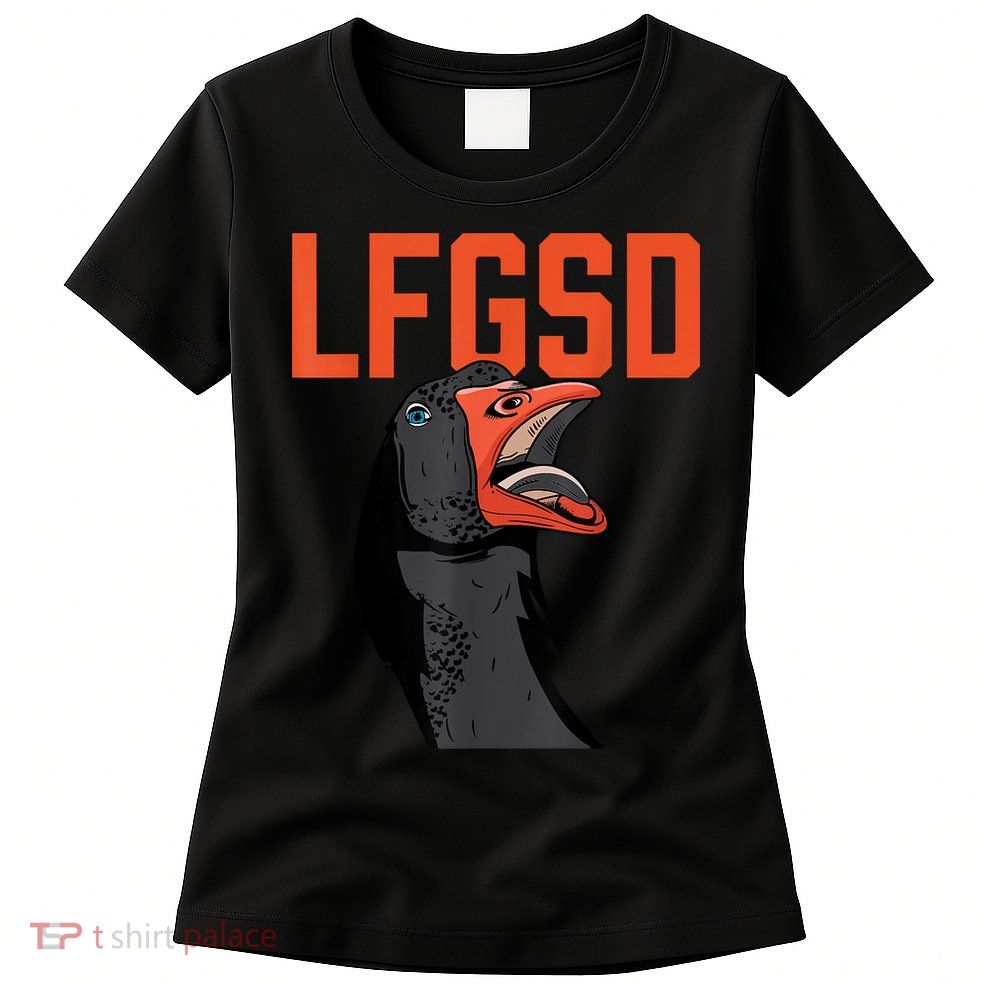 Let's Go San Diego Rally Goose LFGSD Womens T-Shirt