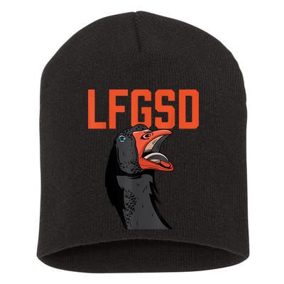 Let's Go San Diego Rally Goose LFGSD Short Acrylic Beanie