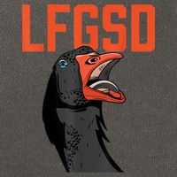 Let's Go San Diego Rally Goose LFGSD Cotton Canvas Backpack