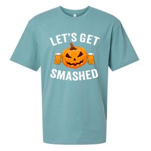 LetS Get Smashed Halloween Gift Funny Halloween Ing Gift Sueded Cloud Jersey T-Shirt