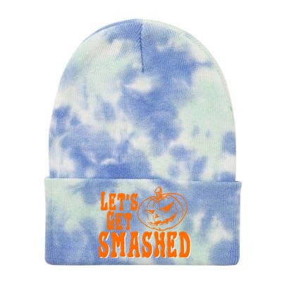 LetS Get Smashed Halloween Meaningful Gift Tie Dye 12in Knit Beanie