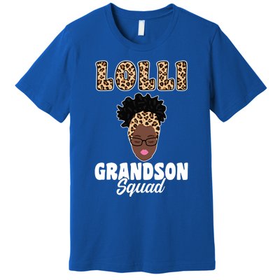 Lolli Grandson Squad Grandma Gift Premium T-Shirt