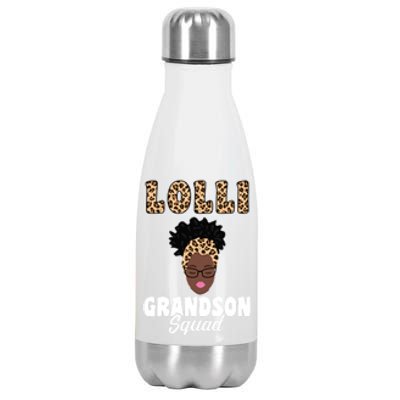 Lolli Grandson Squad Grandma Gift Stainless Steel Insulated Water Bottle