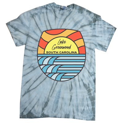 Lake Greenwood South Carolina Sc Sunset Vacation Souvenir Tie-Dye T-Shirt