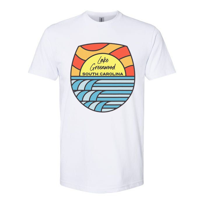 Lake Greenwood South Carolina Sc Sunset Vacation Souvenir Softstyle CVC T-Shirt