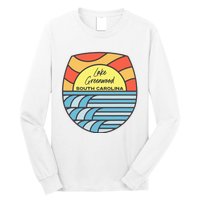 Lake Greenwood South Carolina Sc Sunset Vacation Souvenir Long Sleeve Shirt