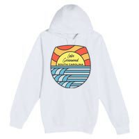 Lake Greenwood South Carolina Sc Sunset Vacation Souvenir Premium Pullover Hoodie