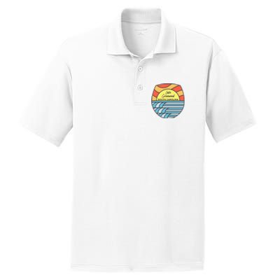 Lake Greenwood South Carolina Sc Sunset Vacation Souvenir PosiCharge RacerMesh Polo