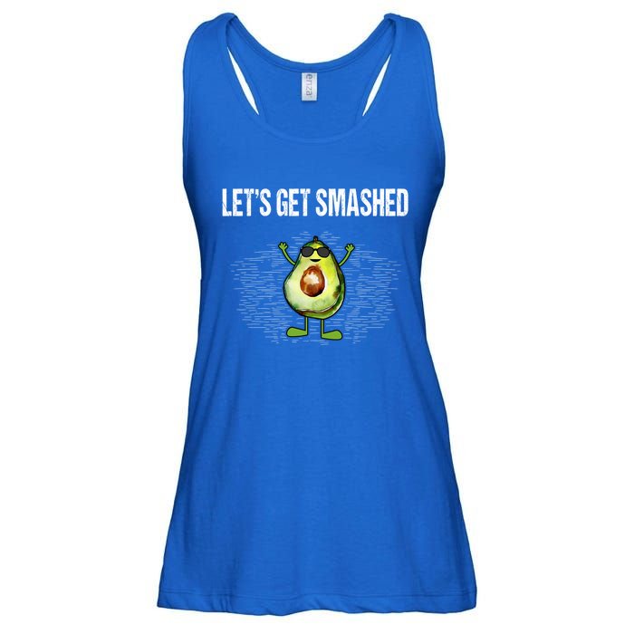 LetS Get Smashed Funny Avocado Guacamole Keto Meaningful Gift Ladies Essential Flowy Tank