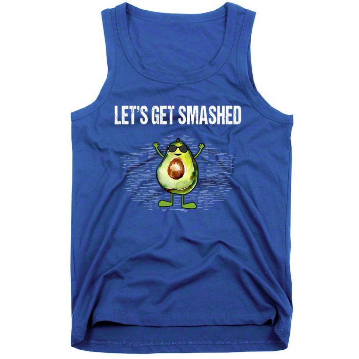 LetS Get Smashed Funny Avocado Guacamole Keto Meaningful Gift Tank Top