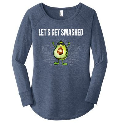 LetS Get Smashed Funny Avocado Guacamole Keto Meaningful Gift Women's Perfect Tri Tunic Long Sleeve Shirt