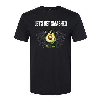 LetS Get Smashed Funny Avocado Guacamole Keto Meaningful Gift Softstyle CVC T-Shirt